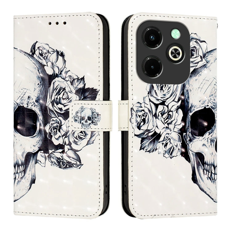 For Infinix Hot 40i 3D Painting Horizontal Flip Leather Phone Case