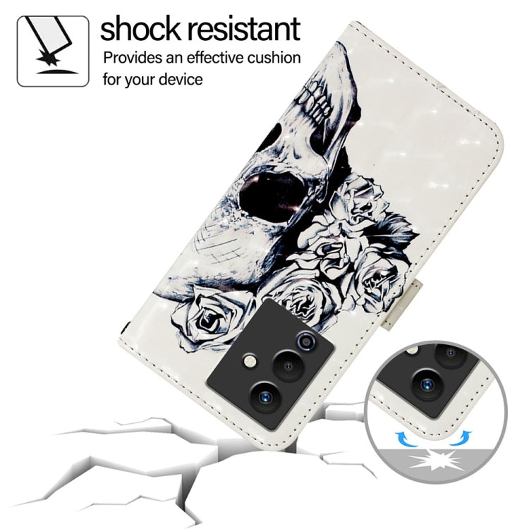 For Infinix Note 12 5G / Note 12 Pro 5G 3D Painting Horizontal Flip Leather Phone Case
