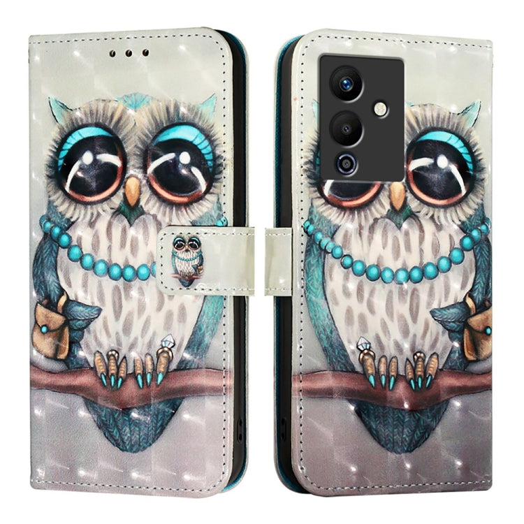 For Infinix Note 12 5G / Note 12 Pro 5G 3D Painting Horizontal Flip Leather Phone Case