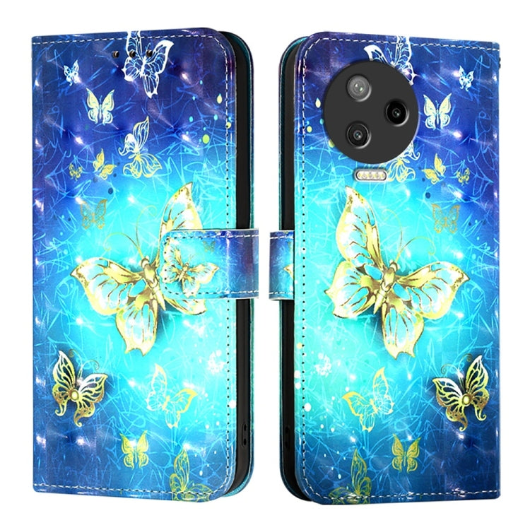 For Infinix Note 12 2023 / Note 12 Pro 4G 3D Painting Horizontal Flip Leather Phone Case