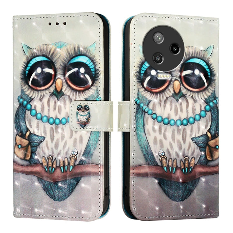 For Infinix Note 12 2023 / Note 12 Pro 4G 3D Painting Horizontal Flip Leather Phone Case