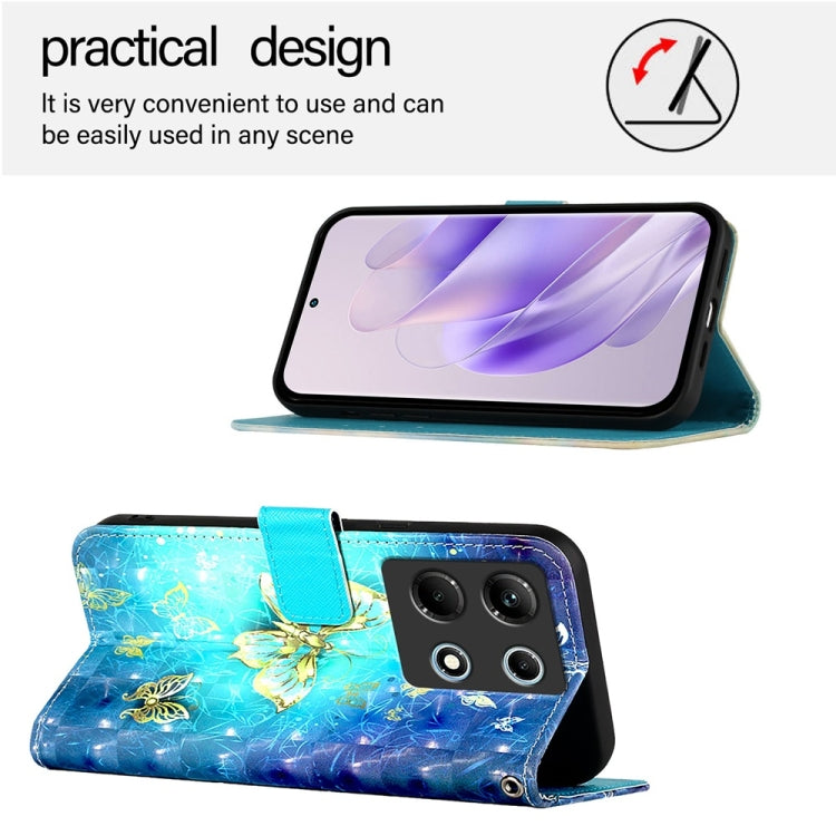 For Infinix Note 30 4G 3D Painting Horizontal Flip Leather Phone Case