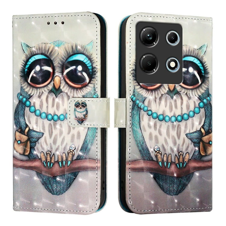 For Infinix Note 30 4G 3D Painting Horizontal Flip Leather Phone Case