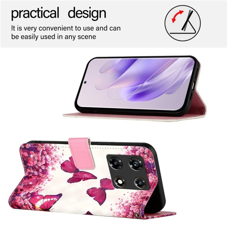 For Infinix Note 30 5G / Note 30 Pro 3D Painting Horizontal Flip Leather Phone Case