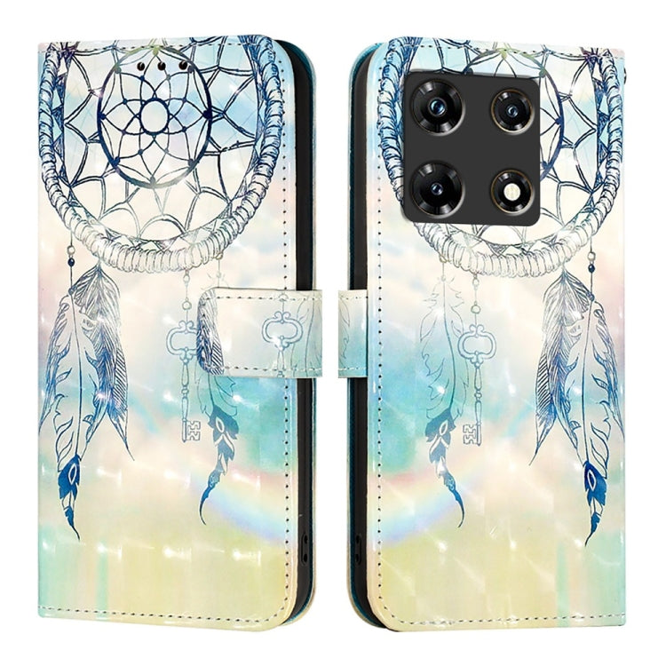 For Infinix Note 30 5G / Note 30 Pro 3D Painting Horizontal Flip Leather Phone Case