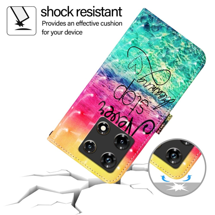 For Infinix Note 30 5G / Note 30 Pro 3D Painting Horizontal Flip Leather Phone Case