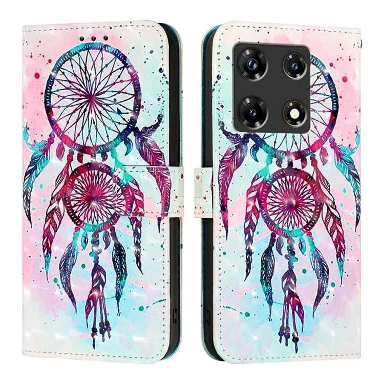 For Infinix Note 30 5G / Note 30 Pro 3D Painting Horizontal Flip Leather Phone Case