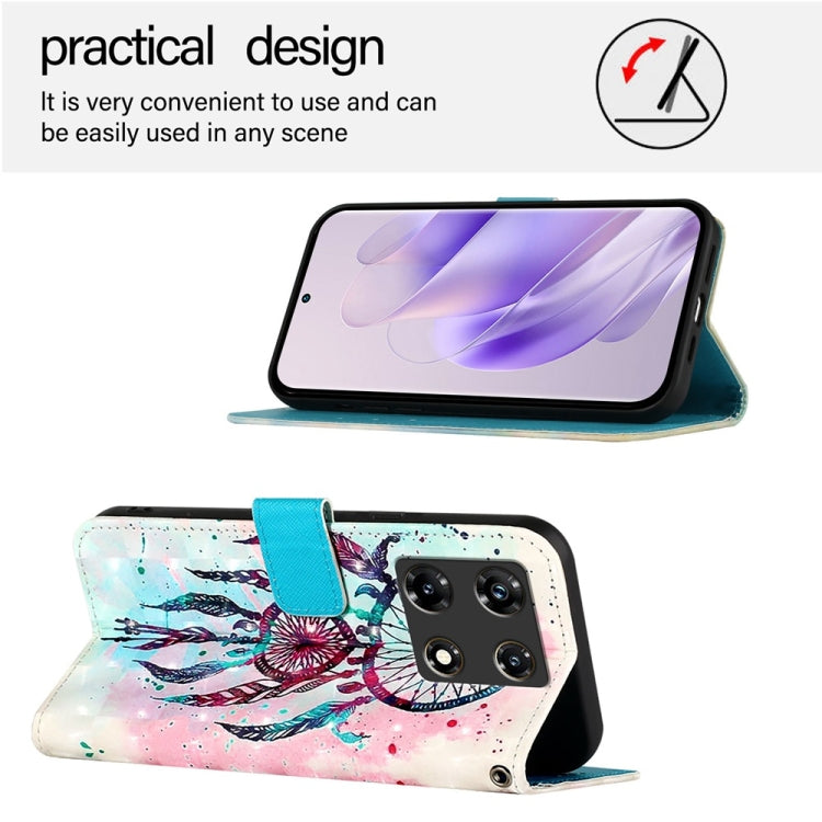 For Infinix Note 30 5G / Note 30 Pro 3D Painting Horizontal Flip Leather Phone Case