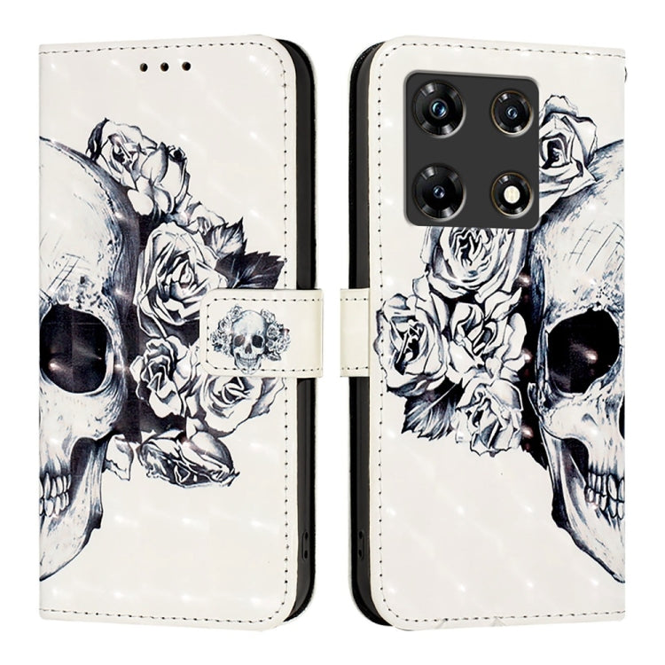 For Infinix Note 30 5G / Note 30 Pro 3D Painting Horizontal Flip Leather Phone Case