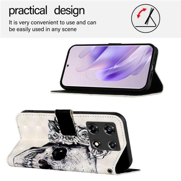 For Infinix Note 30 5G / Note 30 Pro 3D Painting Horizontal Flip Leather Phone Case
