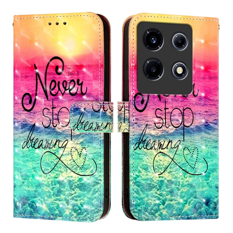 For Infinix Note 30 VIP 3D Painting Horizontal Flip Leather Phone Case