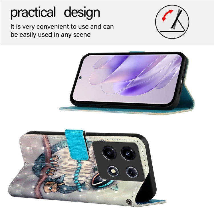 For Infinix Note 30 VIP 3D Painting Horizontal Flip Leather Phone Case