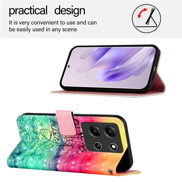 For Infinix Note 30i 3D Painting Horizontal Flip Leather Phone Case