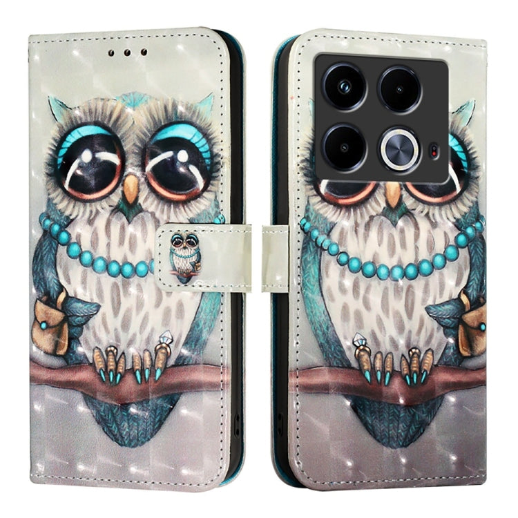 For Infinix Note 40 3D Painting Horizontal Flip Leather Phone Case