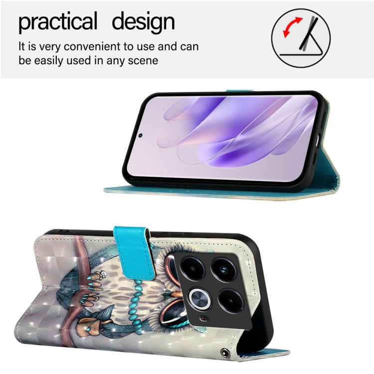 For Infinix Note 40 3D Painting Horizontal Flip Leather Phone Case