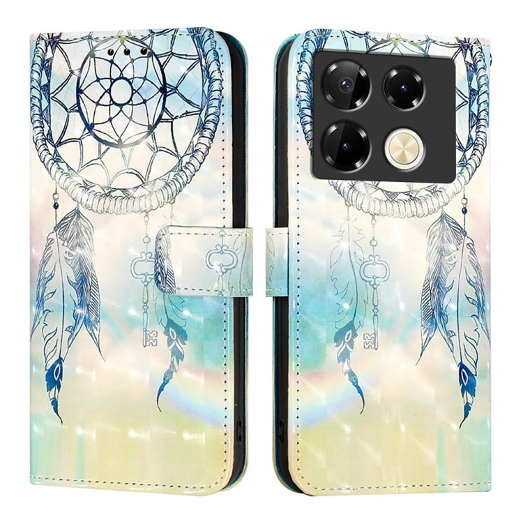 For Infinix Note 40 Pro 4G 3D Painting Horizontal Flip Leather Phone Case