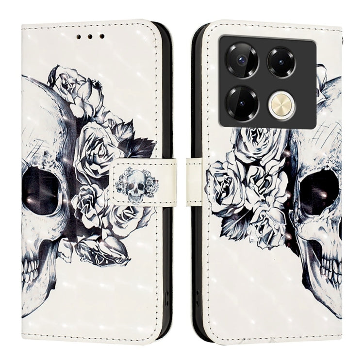 For Infinix Note 40 Pro 4G 3D Painting Horizontal Flip Leather Phone Case