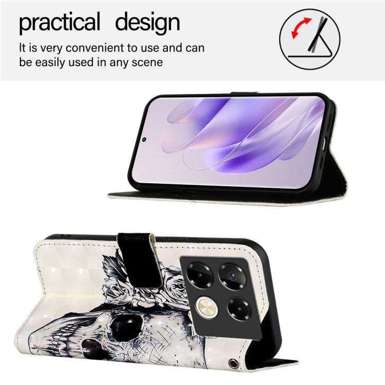 For Infinix Note 40 Pro 4G 3D Painting Horizontal Flip Leather Phone Case