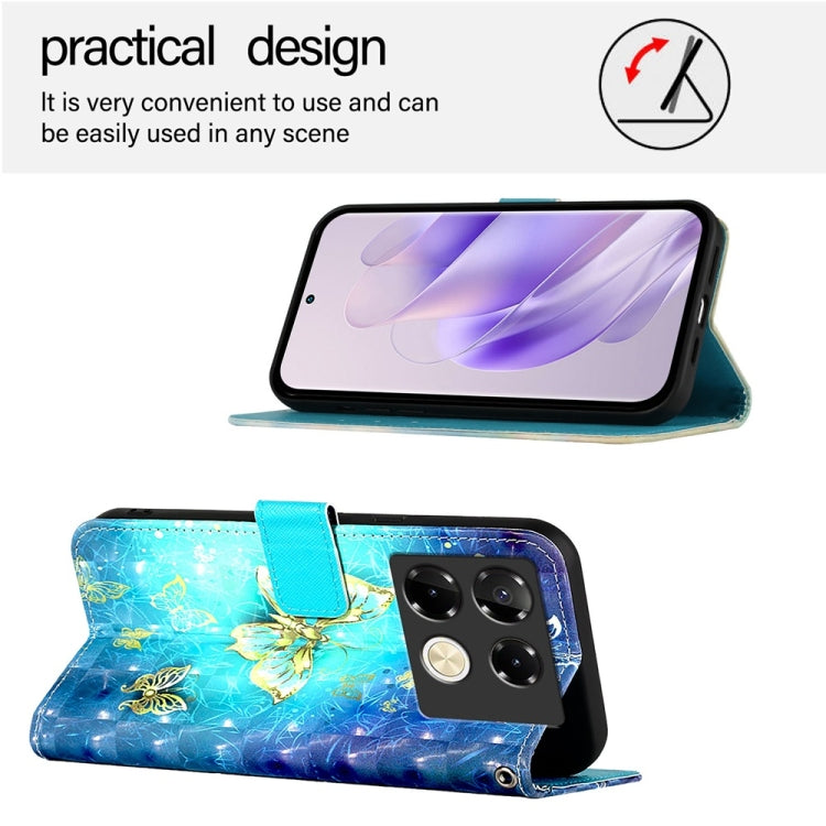 For Infinix Note 40 Pro 5G 3D Painting Horizontal Flip Leather Phone Case