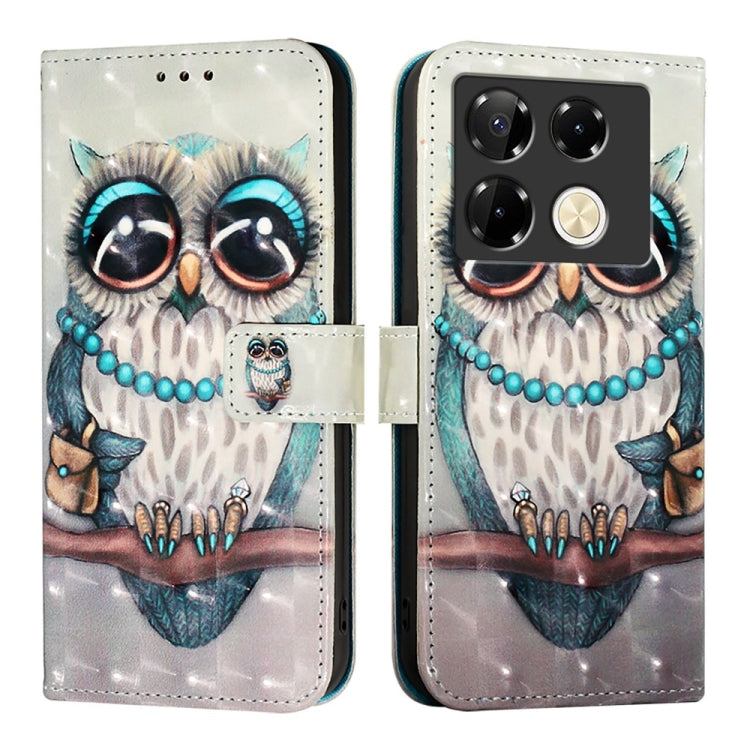 For Infinix Note 40 Pro 5G 3D Painting Horizontal Flip Leather Phone Case