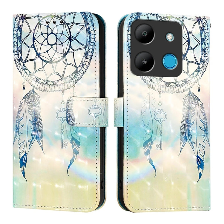 For Infinix Smart 7 3D Painting Horizontal Flip Leather Phone Case