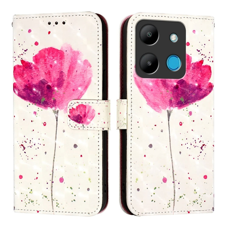 For Infinix Smart 7 3D Painting Horizontal Flip Leather Phone Case