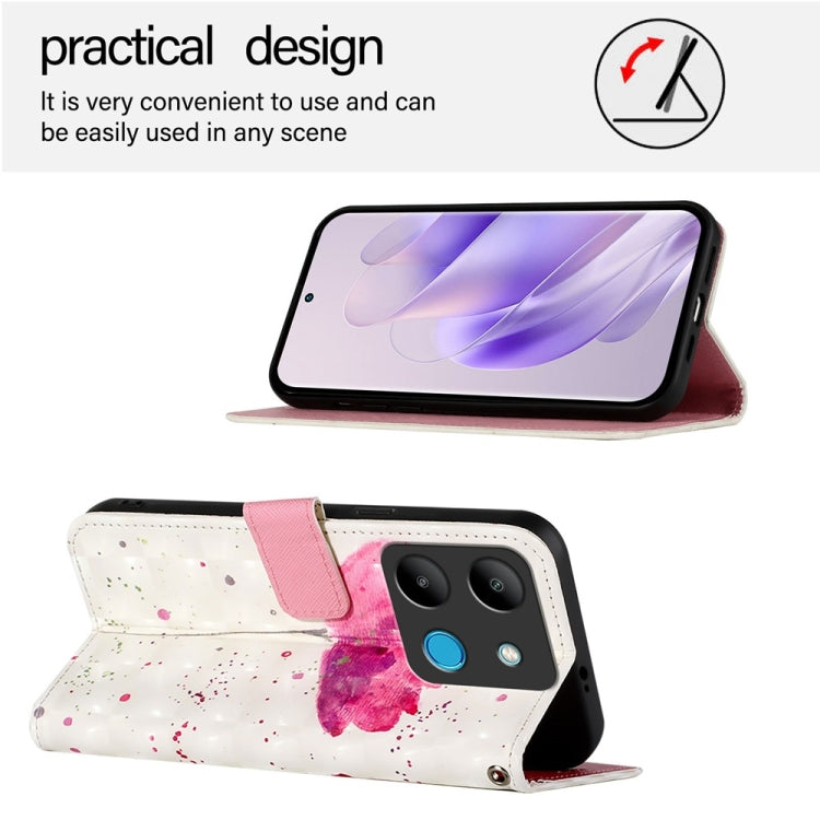 For Infinix Smart 7 3D Painting Horizontal Flip Leather Phone Case