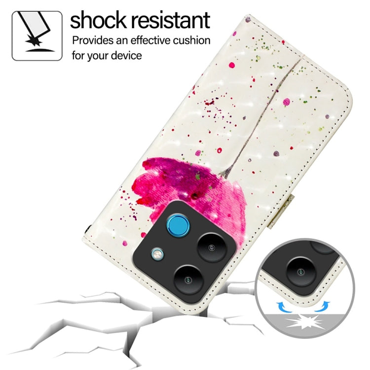 For Infinix Smart 7 3D Painting Horizontal Flip Leather Phone Case