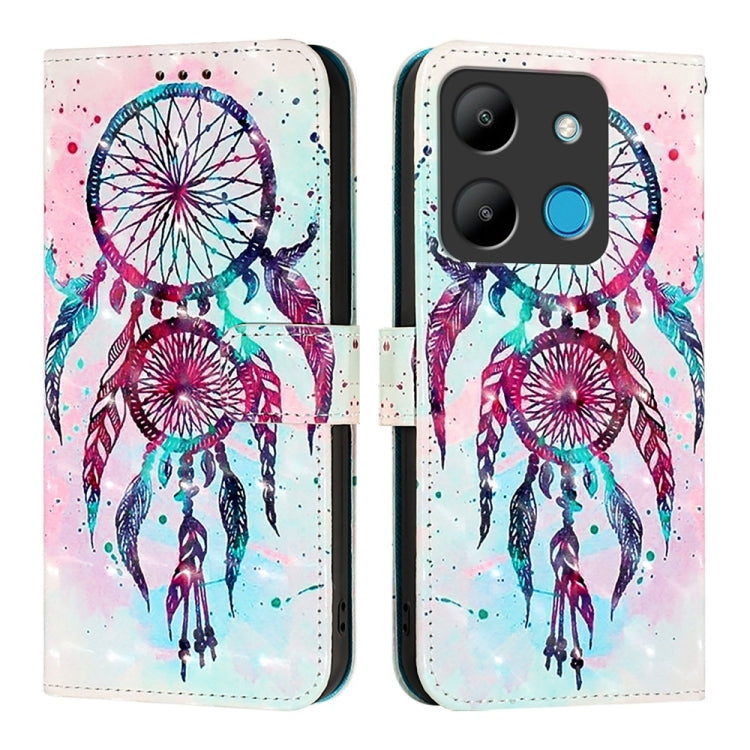For Infinix Smart 7 3D Painting Horizontal Flip Leather Phone Case