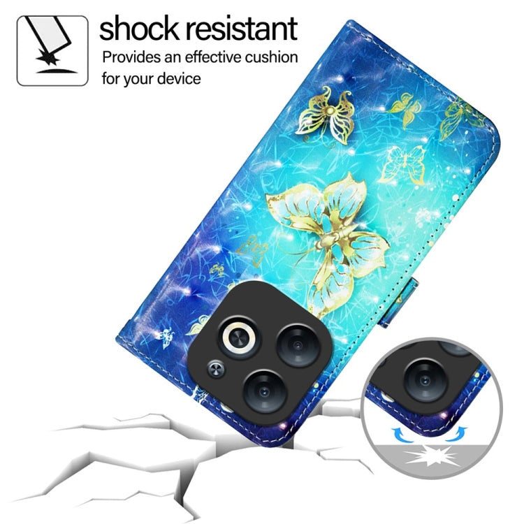 For Infinix Smart 8 3D Painting Horizontal Flip Leather Phone Case