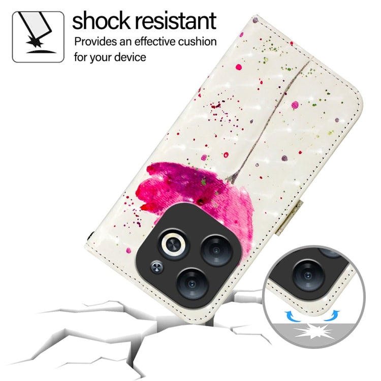 For Infinix Smart 8 3D Painting Horizontal Flip Leather Phone Case