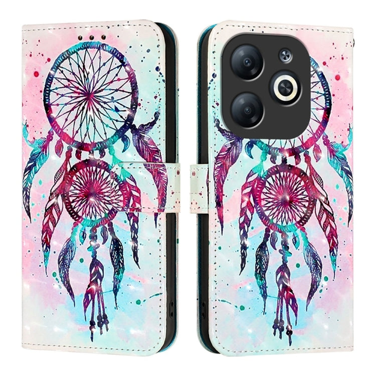 For Infinix Smart 8 3D Painting Horizontal Flip Leather Phone Case