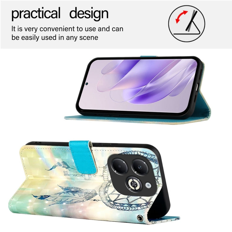 For Infinix Smart 8 Plus / Smart 8 Pro 3D Painting Horizontal Flip Leather Phone Case