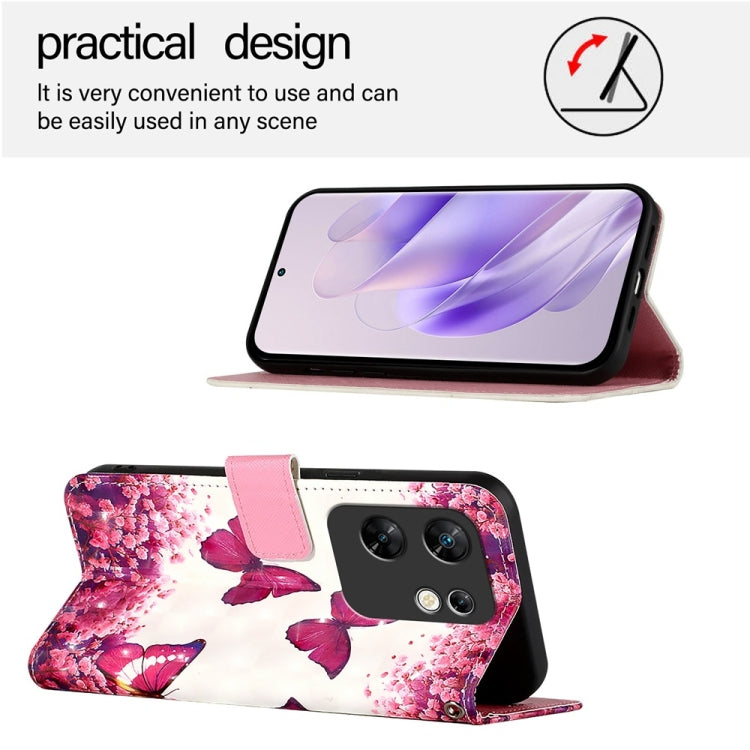 For Infinix Zero 30 4G 3D Painting Horizontal Flip Leather Phone Case