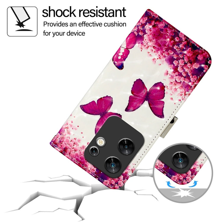 For Infinix Zero 30 4G 3D Painting Horizontal Flip Leather Phone Case