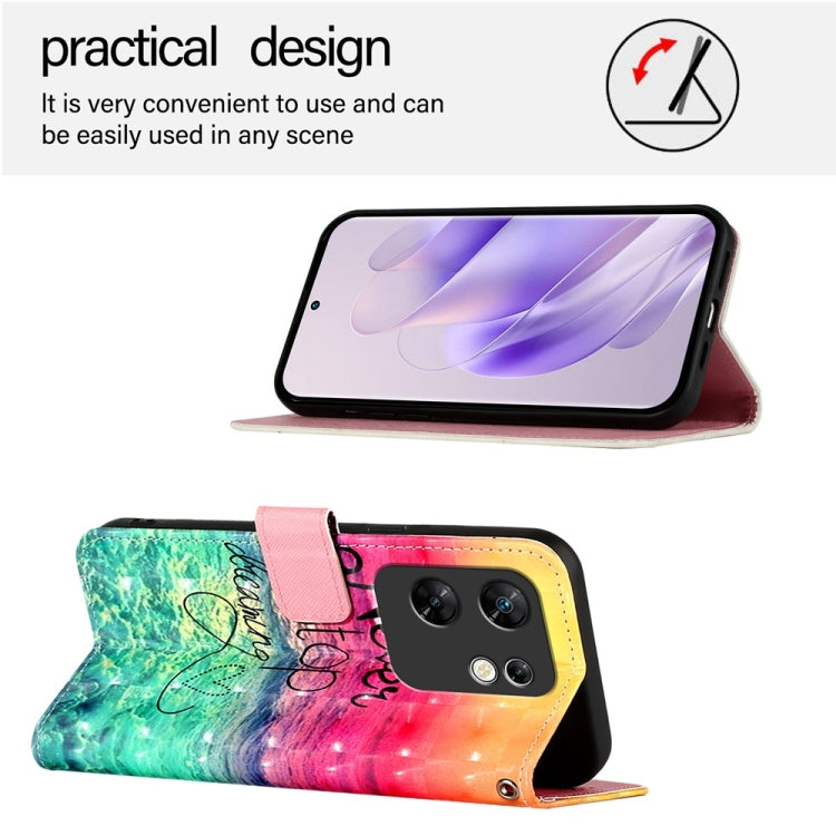 For Infinix Zero 30 4G 3D Painting Horizontal Flip Leather Phone Case