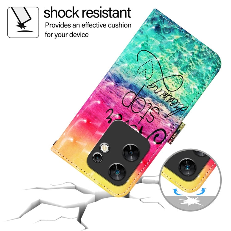 For Infinix Zero 30 4G 3D Painting Horizontal Flip Leather Phone Case