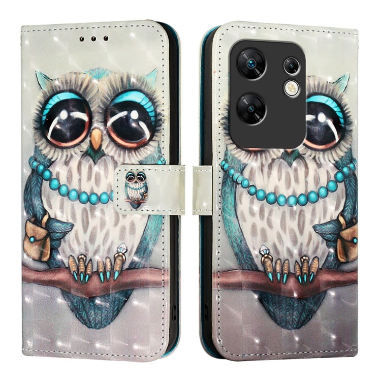 For Infinix Zero 30 4G 3D Painting Horizontal Flip Leather Phone Case