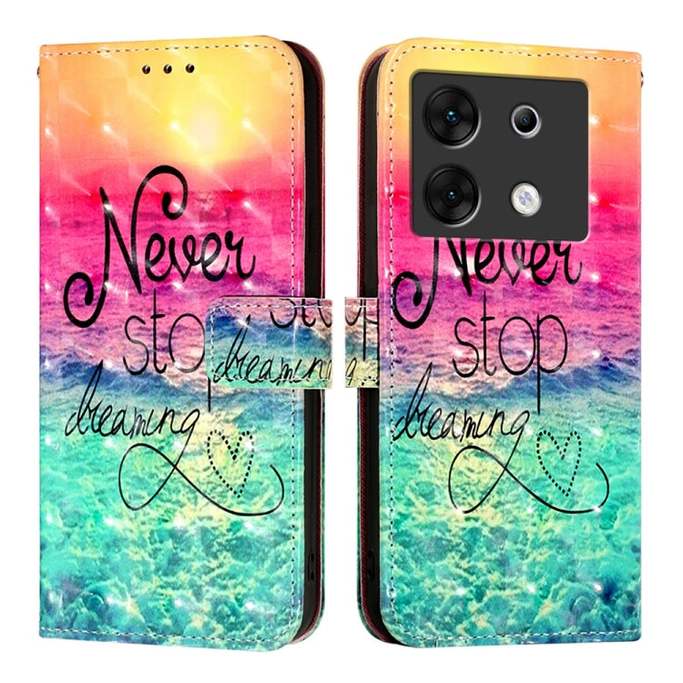 For Infinix Zero 30 5G 3D Painting Horizontal Flip Leather Phone Case