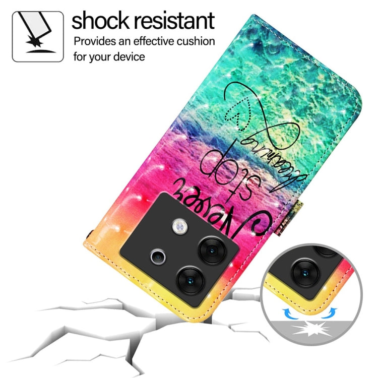 For Infinix Zero 30 5G 3D Painting Horizontal Flip Leather Phone Case