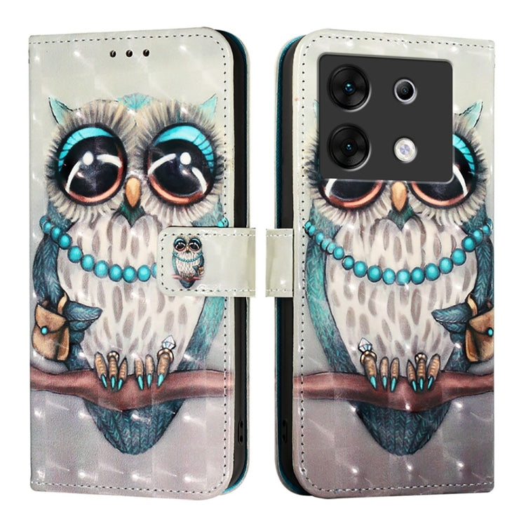 For Infinix Zero 30 5G 3D Painting Horizontal Flip Leather Phone Case