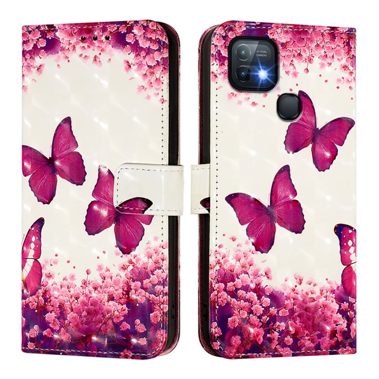 For Infinix Hot 10i 3D Painting Horizontal Flip Leather Phone Case