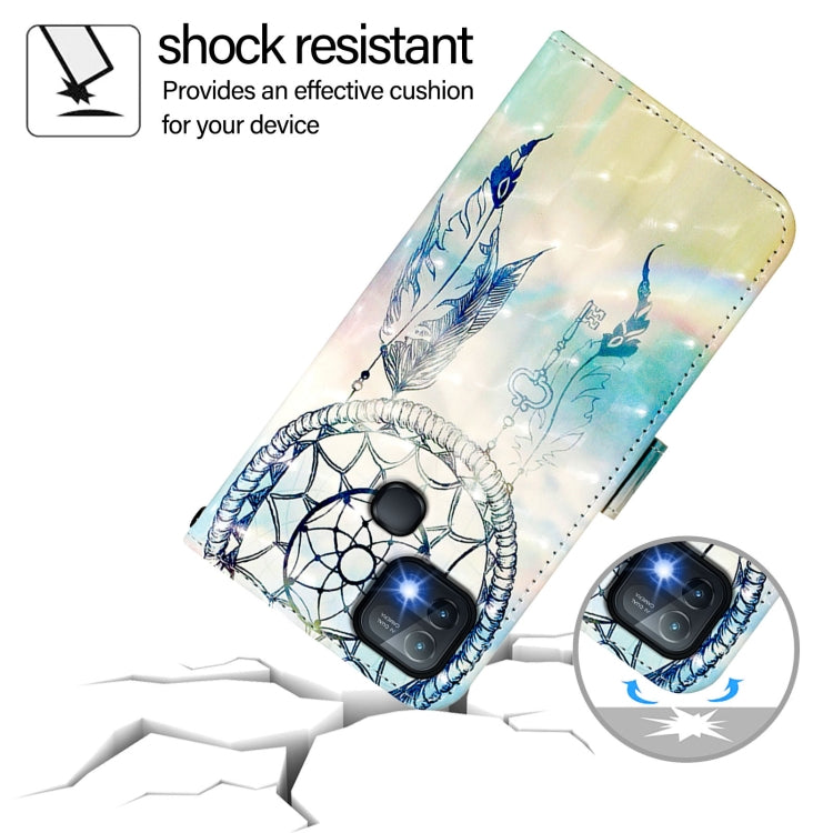 For Infinix Hot 10i 3D Painting Horizontal Flip Leather Phone Case