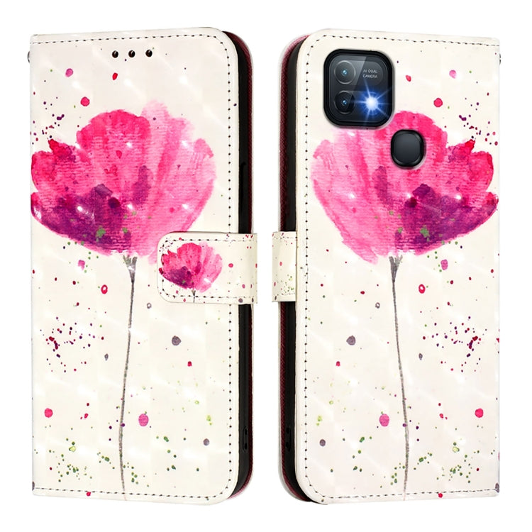 For Infinix Hot 10i 3D Painting Horizontal Flip Leather Phone Case