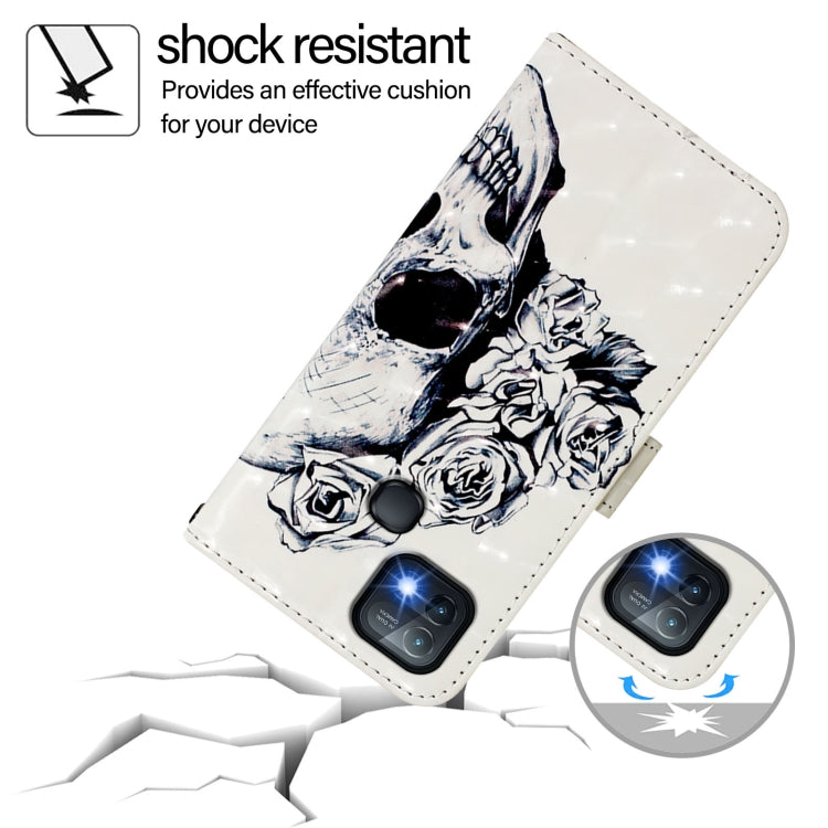 For Infinix Hot 10i 3D Painting Horizontal Flip Leather Phone Case