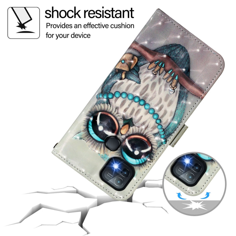 For Infinix Hot 10i 3D Painting Horizontal Flip Leather Phone Case