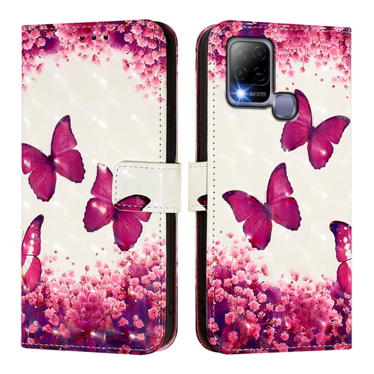 For Infinix Hot 10T / 10S 3D Painting Horizontal Flip Leather Phone Case