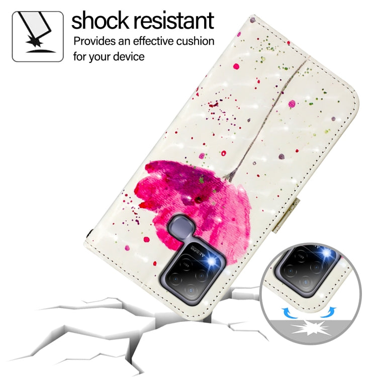 For Infinix Hot 10T / 10S 3D Painting Horizontal Flip Leather Phone Case