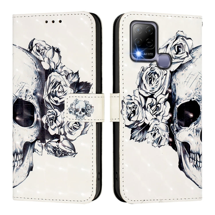 For Infinix Hot 10T / 10S 3D Painting Horizontal Flip Leather Phone Case