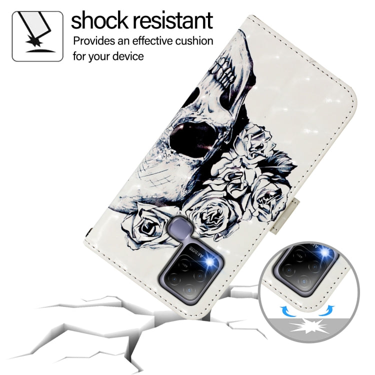For Infinix Hot 10T / 10S 3D Painting Horizontal Flip Leather Phone Case